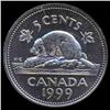 Image 2 : 1999 Canada 5c Hi Grade GEM Unc (COI-7986)