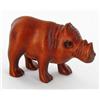 Handcarved Boxwood Rhino Netsuke (ANT-1515)
