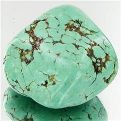 60.2ct Green Turquoise Freeform Cabochon (GEM-33772)