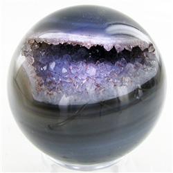 1930ct Crystal Agate Amethyst Sphere (MIN-000091)