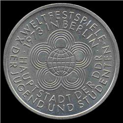 1973 E Germany 10 Mark BU Error (COI-8531)