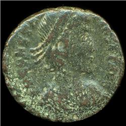 300AD Roman Bronze Coin Higher Grade (COI-9553)