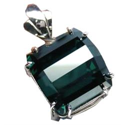 112ctw Blue Topaz Sterling Pendant (JEW-1643)