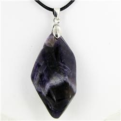 110ct Natural Amethyst Pendant Necklace (JEW-3477)