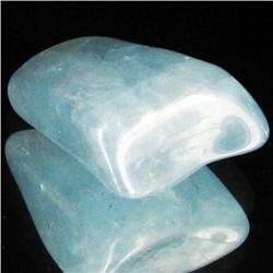 31.4ct Strong Blue Freeform Aquamarine Cabochon (GEM-33727)