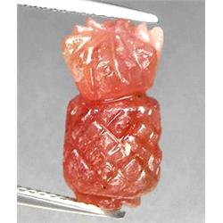 10.54ct Top AAA Pineapple Hand Carved Pink Ruby (GEM-10160)