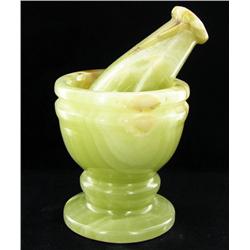 Thai Jade Mortar and Pestle (DEC-435)