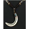Tibet Shell Agate Bead Nickel Necklace (JEW-3259)