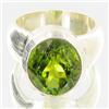 Image 1 : 72.89ctw Peridot Sterling Ring (JEW-2826)