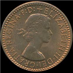 1954 Britian 1/4p MS65 (COI-8861)