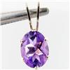 Image 1 : 2.88twc Amethyst Sterling Pendant (JEW-2669)