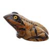 Image 1 : Water Buffalo Horn Scrimshaw Frog RARE  (CLB-439)