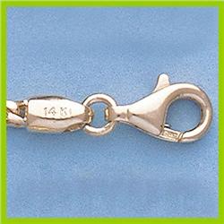 Genuine 16" 14kt Italian Gold-Yellow 2.1mm, Franco  Chain Gauge:070, 13.7gr