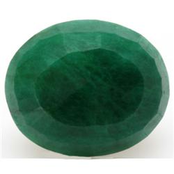 Natural Emerald Beryl Oval Cut Gemstone 35.00ctw approximate