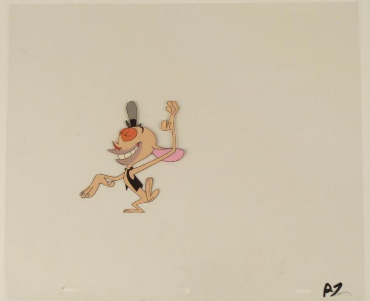 Dancing Ren And Stimpy Cel Original Production Art