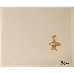 Fresh Air SpongeBob Production Art Cel Original Enjoy