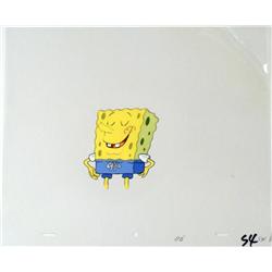 Huge Smile SpongeBob Original Production Art Cel
