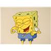 Image 2 : Sneezing SpongeBob Original Production Art Cel Swim