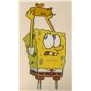 Image 2 : SpongeBob Breaking Clock Original Cel Art Production