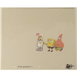 Art Three Stooges Original Spongebob Cel Production