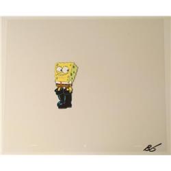 Big Black Boots Original Animation Art SpongeBob Cel