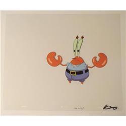 SpongeBob Original Animation Cel Krab What Is Up
