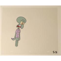 Cel SpongeBob Original Angry Squidward Animation Art