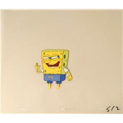 Crazy Face SpongeBob Original Animation Art Cel Cool