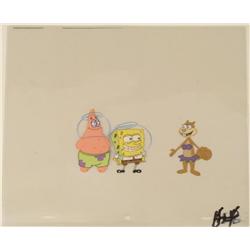 Original Art The Three Amigos Production Cel Spongebob