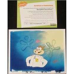 Original Cel Space Suit Spongebob Background Production
