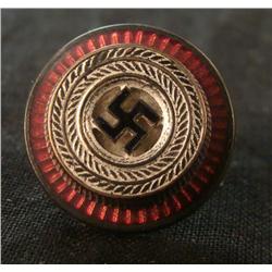NAZI POLITICAL LEADERS VISOR CAP COCKADE WITH SWASTIKA