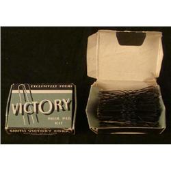 2 PACKAGES OF WWII HOME FRONT "VICTORY" HAIRPINS