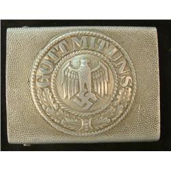 ORIGINAL NAZI WEHRMACHT ARMY BELT BUCKLE -ALUMINUM