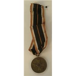 RARE ORIGINAL NAZI WAR MERIT MEDAL WITH FULL RIBBON
