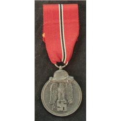 ORIGINAL 1941/42 NAZI RUSSIAN FRONT MEDAL FULL RIBBON