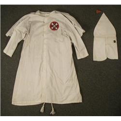 HISTORICAL RARE 1920 COMPLETE KKK KU KLUX KLAN UNIFORM