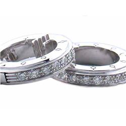 18k White Gold Diamond MAUBOUSSIN Earrings