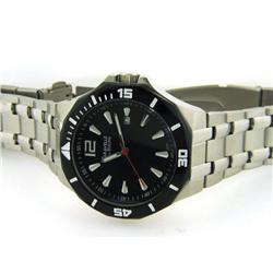 Caravelle by Bulova Men's 45B110 Black Dial Stainless Steel Watch