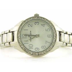 AK Anne Klein Crystal Collection Brushed Silver Dial Women's watch #10/8867