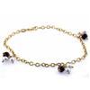 Image 4 : 14k Gold Bracelet with Pearls