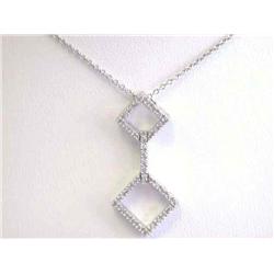 14k Gold Necklace with Diamond Pendant