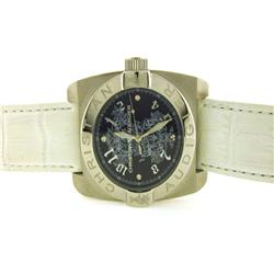 Christian Audigier Fortress Series Bird Cage Black Dial Unisex Watch #FOR206