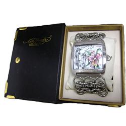Ed Hardy Ladies' Lynx Orchid Watch (Model: LY-OR)