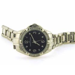 AK Anne Klein Crystal Collection Black Dial Women's Watch #10/8667BKSV