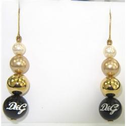 Dolce & Gabbanna Silver Pearl Earrings