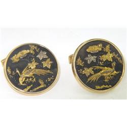 14K Yellow Gold Cufflinks
