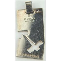 Gucci Silver Sagittarius Zodiac Sign Pendant