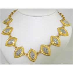 Gurhan 24K Yellow Gold Diamond Necklace