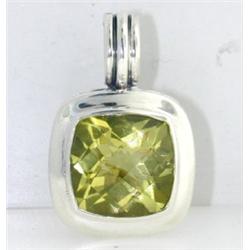 David Yurman Silver, Lemon Citrine Pendant