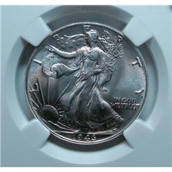 1946 Walker half $  NGC64
